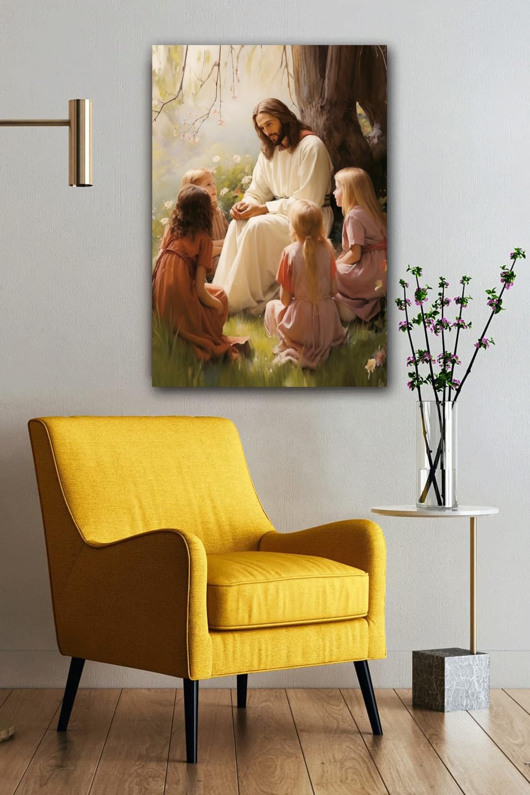 リビングルームの壁の写真キリスト教の宗教キャンバスアートポスターとプリントベッドルームの装飾のためのキャンバスの絵画40x120cm  Amazon.co.jp: イエスキリスト 子供用ポスター キャンバス 壁装飾 キリスト教の写真 プリント ポスター リビングルーム 寝室 教会の装飾  ..., image size:1067x1600