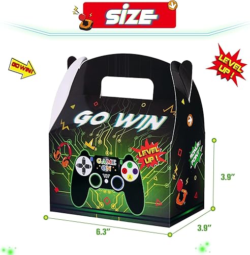 Miniatura 15 de WERNNSAI Paquete de 12 cajas de fiesta de dinosaurios, decoraciones de cumpleaños de dinosaurios, cajas de recuerdo de fiesta de dinosaurios