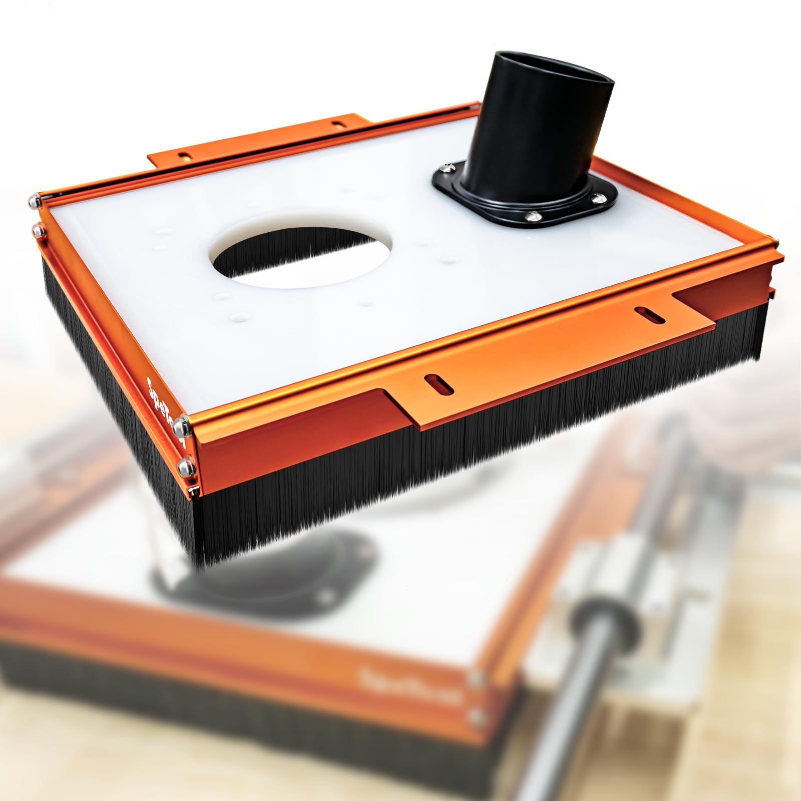 SpeTool Router Sled - Dust Collection Connector -7 SpeTool Router Sled - Dust Collection Connector -7