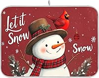 Vista 30 de Tapete de secado de platos con temática náutica para encimera de cocina, caballo marino, tortuga, pulpo, tapete de secado costero, súper absorbente