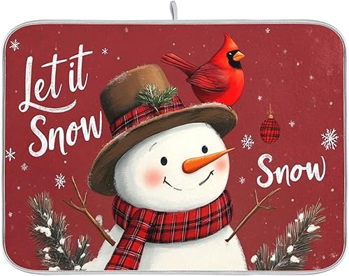 Miniatura 30 de Tapete de secado de platos con temática náutica para encimera de cocina, caballo marino, tortuga, pulpo, tapete de secado costero, súper absorbente