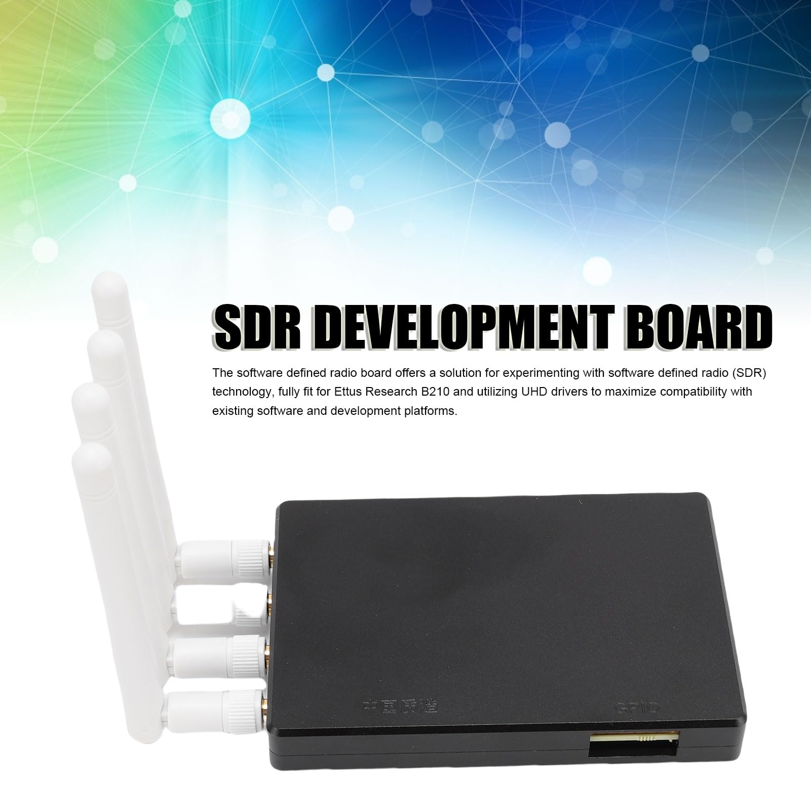 Placa de desarrollo SDR con soporte de doble canal para experimentar con radio definida por software para investigadores y entusiastas