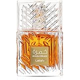 Lattafa Khamrah - Vanilla, Warm Spicy, Amber, Cinnamon - Eau de Parfum Long-Lasting Fragrance for Unisex, 3.40 Ounce / 100 ml