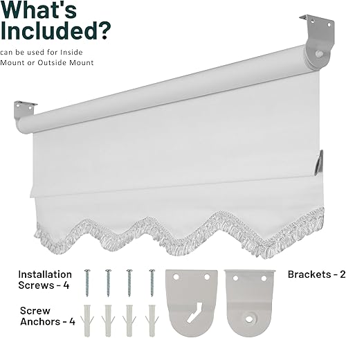 Miniatura 7 de CHICOLOGY Persianas enrollables opacas personalizables, sin cordón, para el hogar, tratamientos de ventana, persianas de puerta, persianas opacas,