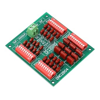 Programmable Capacitor Board Variable Capacitor Decade Box Electronics-salon,DC100V AC70V Compact Size Stable Structure Polypropylene Film Capacitor DNC2B04