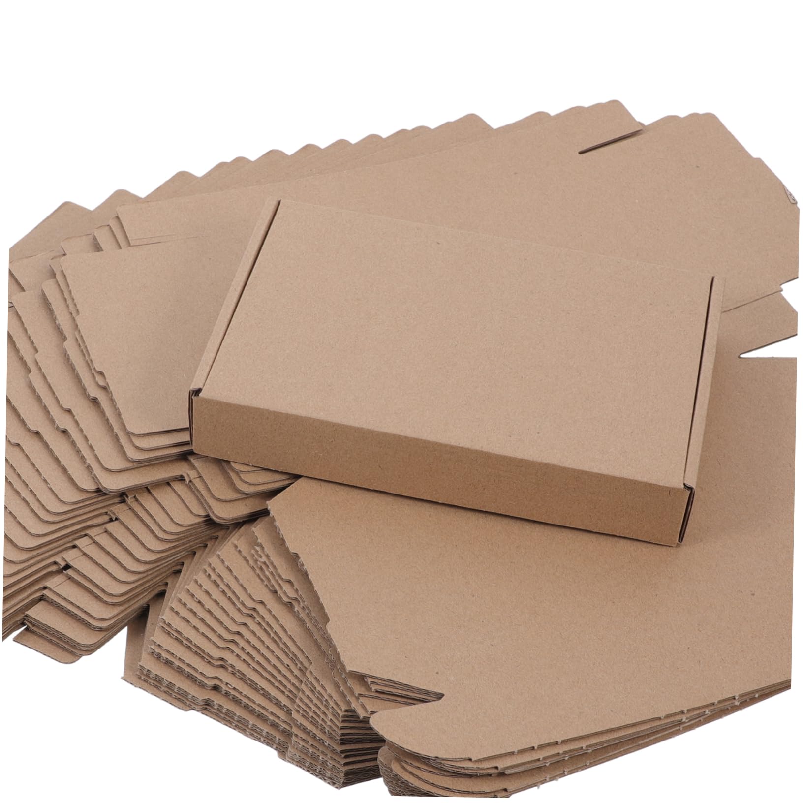 Scatola per Spedizione in Cartone Kraft Dimensione 200x130x33 25 Pezzi | Triplo Strato Irrigidito e Ondulato, Colore Kaki, Bordi Puliti senza Sbavature, per Coperte e Asciugamani