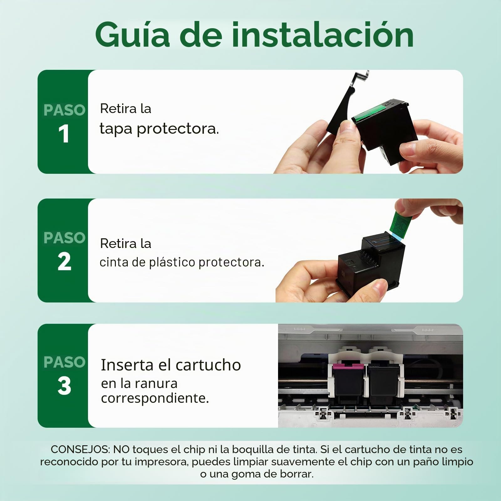 Cartuchos 308XL BK/CMY - 730/600+ Páginas, Reemplazo para Originale Tinta HP 308 Negro & Color, para HP Envy 6120e 6122e 6132e 6520e 6530e 6532e 6558e 6110e 6130e DeskJet 2910 2920 2921 2922