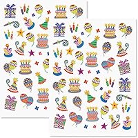 Vista 12 de Current Paquete variado de calcomanías temáticas para todo el año, 12 hojas, 178 calcomanías surtidas para niños, profesores, escuela, álbumes