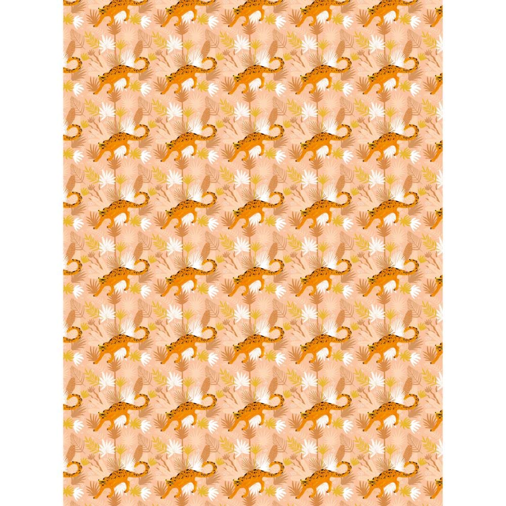 Clairefontaine ES FDA819C Décopatch Un Bolsillo, de 20 Hojas Texturadas, 30x40 cm, Panteras con Dorado