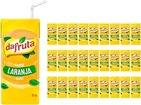Suco Dafruta Sabor de Laranja 200ml 27 Unidades