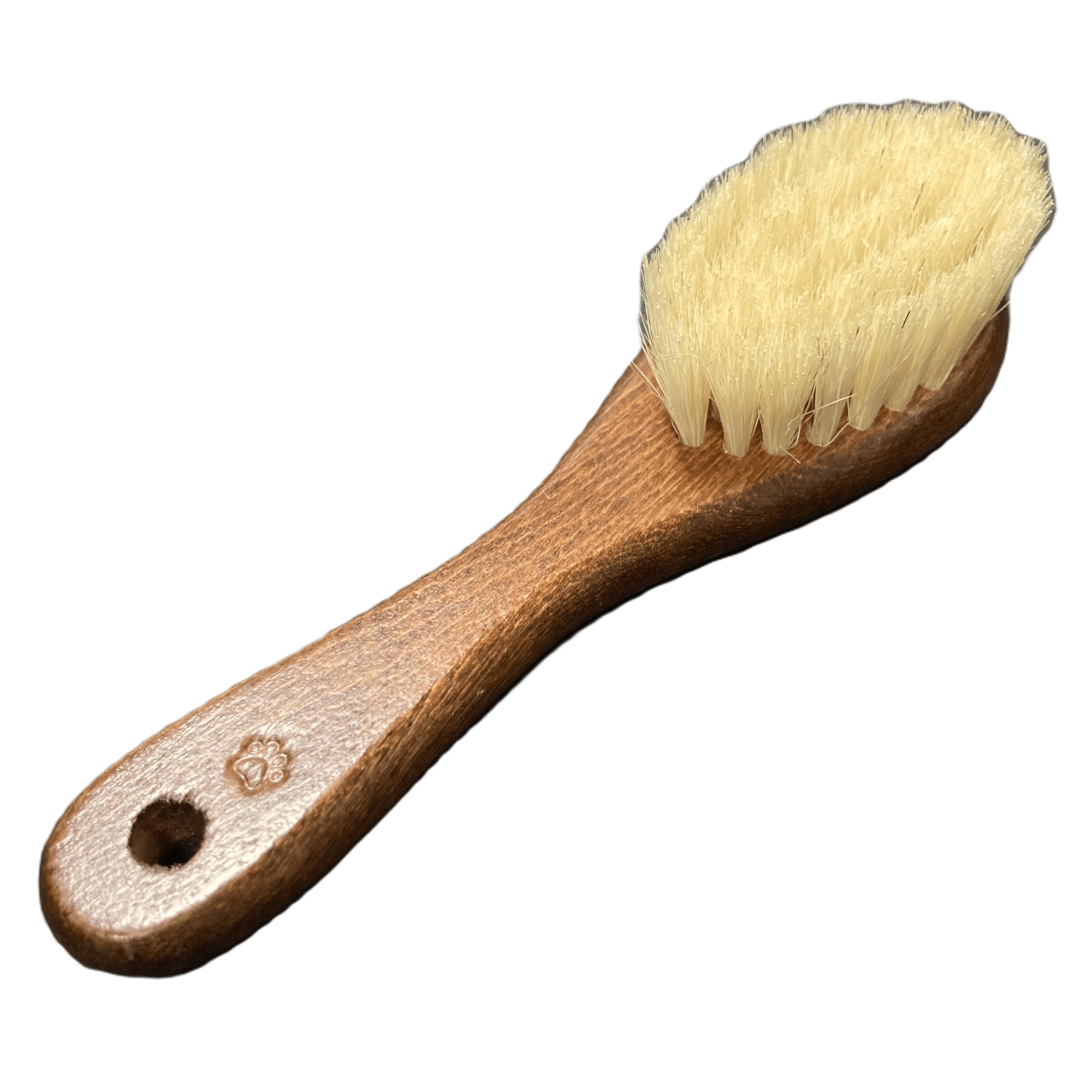 Amazon.co.jp: SHINE-BRUSH つや出しブラシ ふつう 豚毛 肉球マーク 犬  