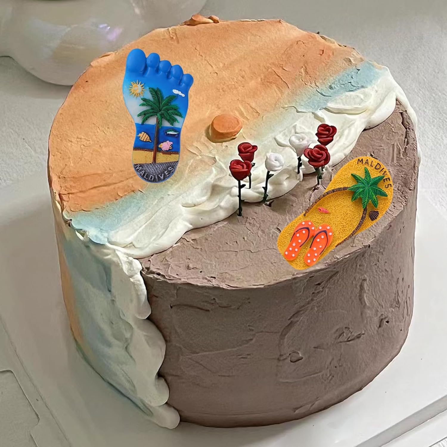 XMOLDNMS Beach Slippers Silicone Mold For Cake Decorating Cupcake Topper Candy Chocolate Gum Paste Polymer Clay - Image 4