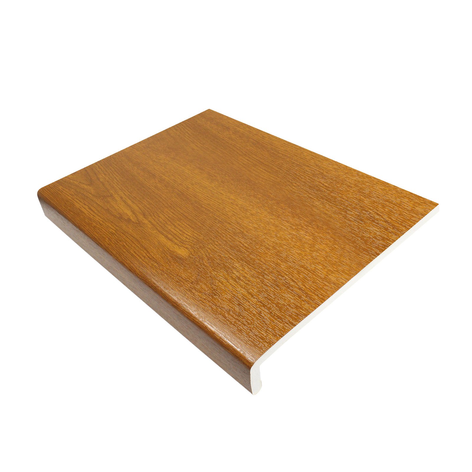 225mm Golden Oak UPVC Window Board/Cill Cover 1.25m Long 9mm Thick Plastic Window Sill Capping