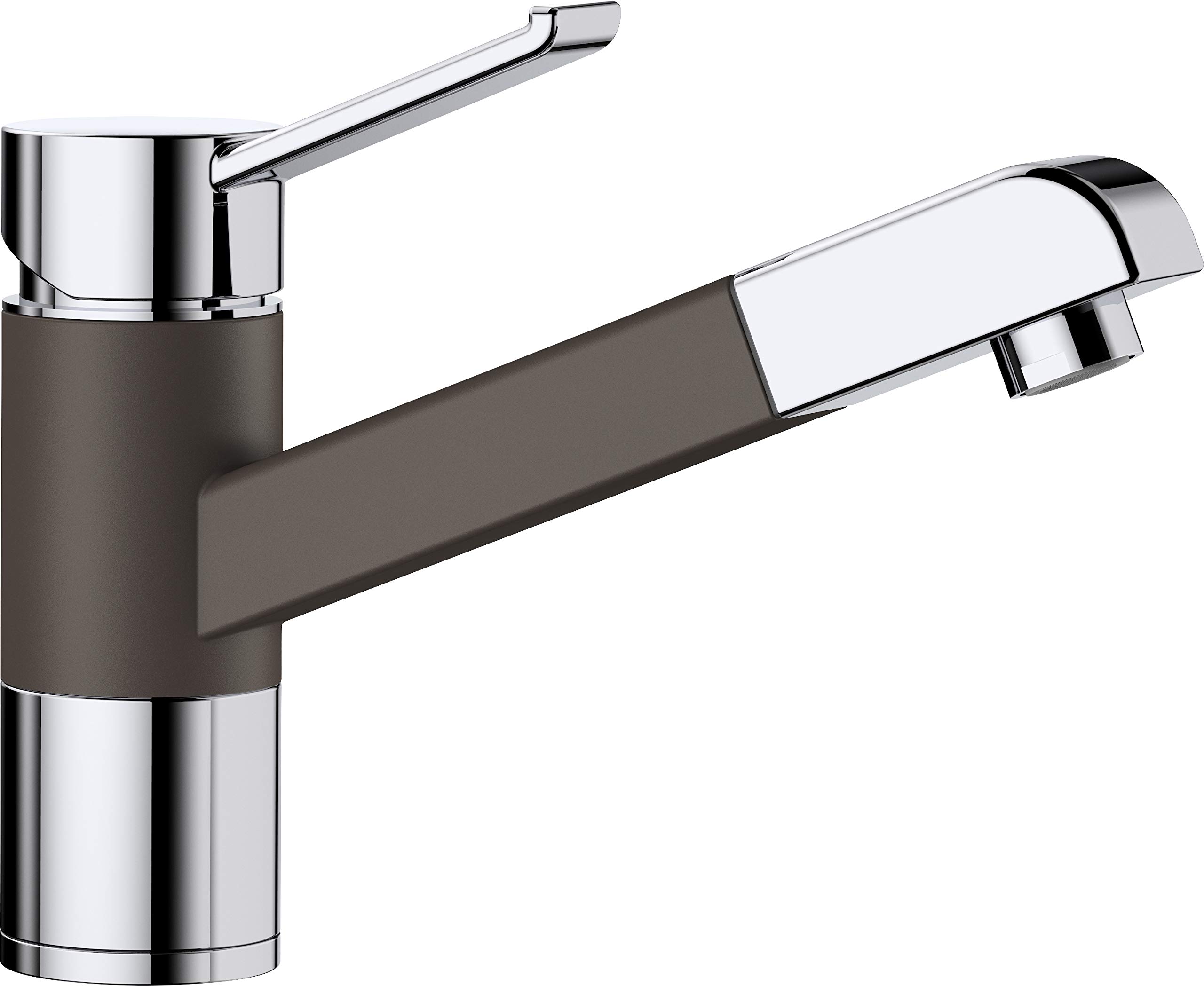BLANCO Kitchen Sink tap with a Pull-Out spout Zenos-S-coffee/chrome-517827, Cafe/Chrom