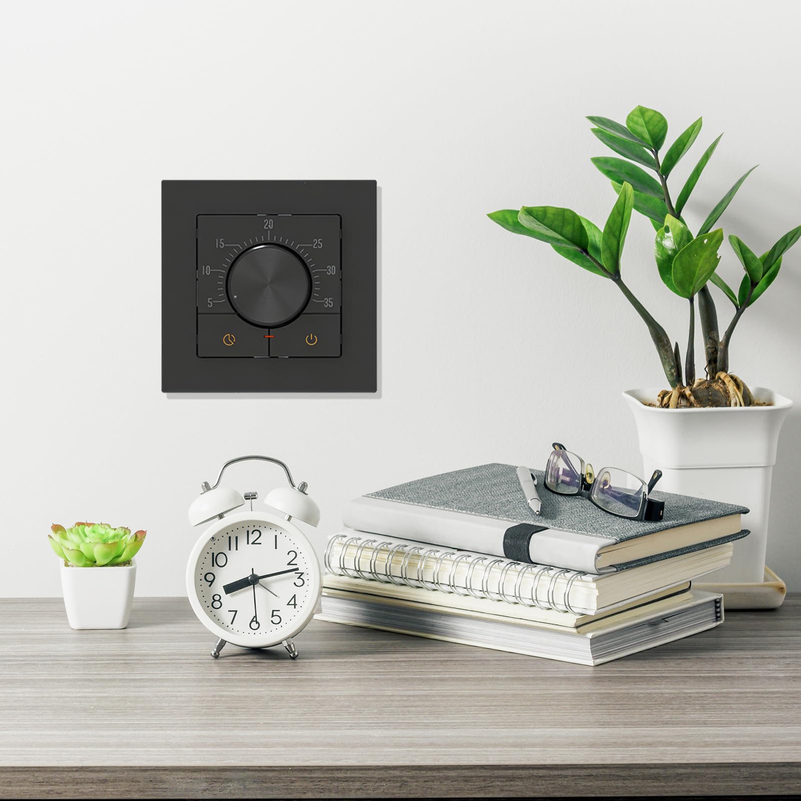 HEATIT Thermostat ET-29, noir