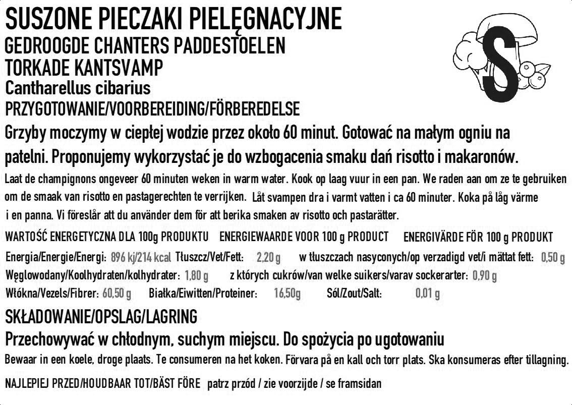 Scherini Valtellina - Pfifferlinge getrocknet 1st QUALITY 200g