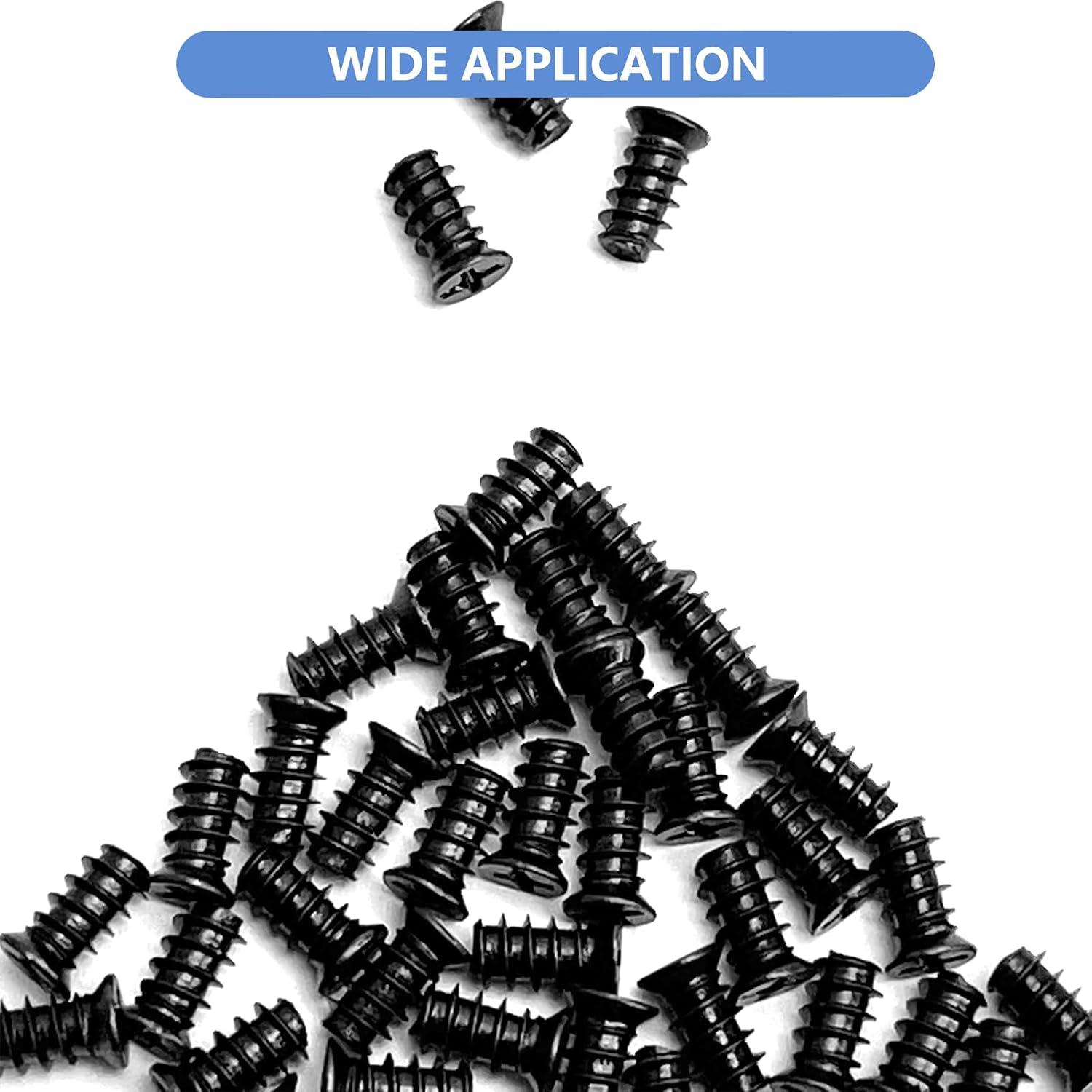 PC Fan Screws M5x10mm Computer Screws, for 60mm, 70mm, 80mm, 90mm, 92mm, 120mm, 140mm PC Case Screws, PC Screws (50 PCS)