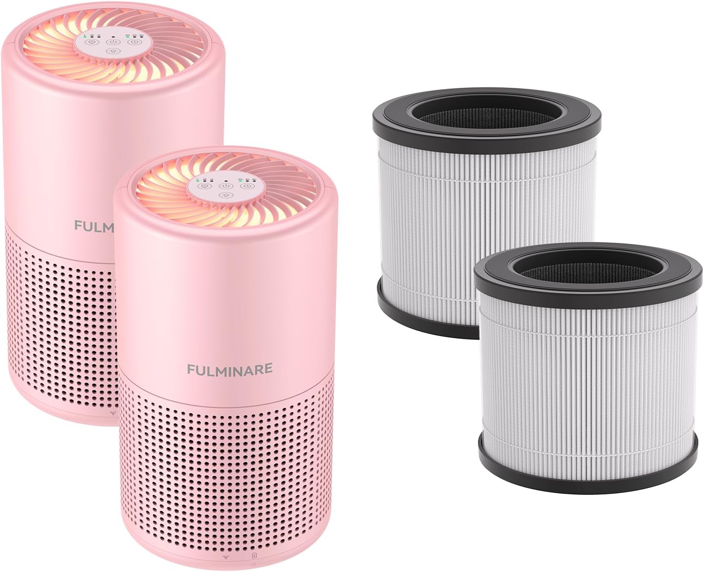FULMINARE Air Purifiers for Bedroom Quiet Air Cleaner With Night Light Portable Small Air Purifier for Living Room