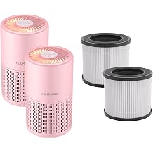 FULMINARE Air Purifiers for Bedroom Quiet Air Cleaner With Night Light Portable Small Air Purifier for Living Room