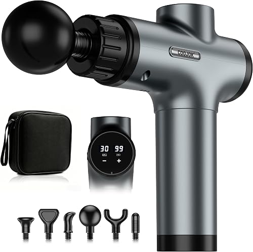 Massage Gun, Deep Tissue Percussion Massager 30 Speeds for Pain Relief