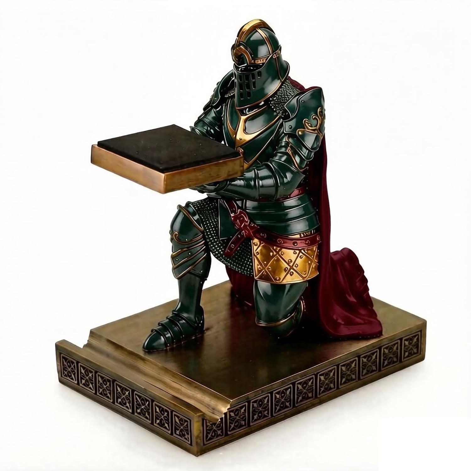 King's Guard Présentoir pour montres, lunettes, bijoux, bracelets, colliers - En résine - Pour bureau et maison - Vert