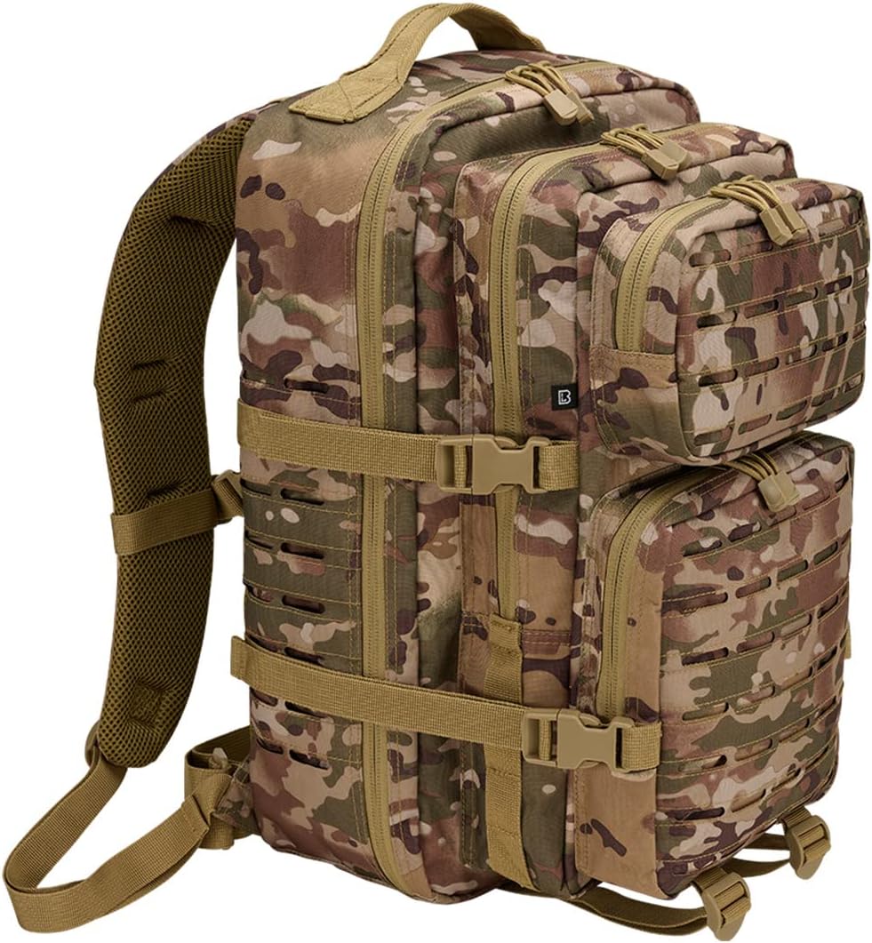 Brandit US Cooper Large Backpack - 40 Litres - Many Colours, Tactical Camo, Lasercut / 40 Liter