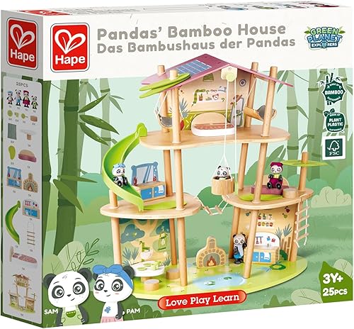 Miniatura 5 de Hape Casa de bambú de los pandas