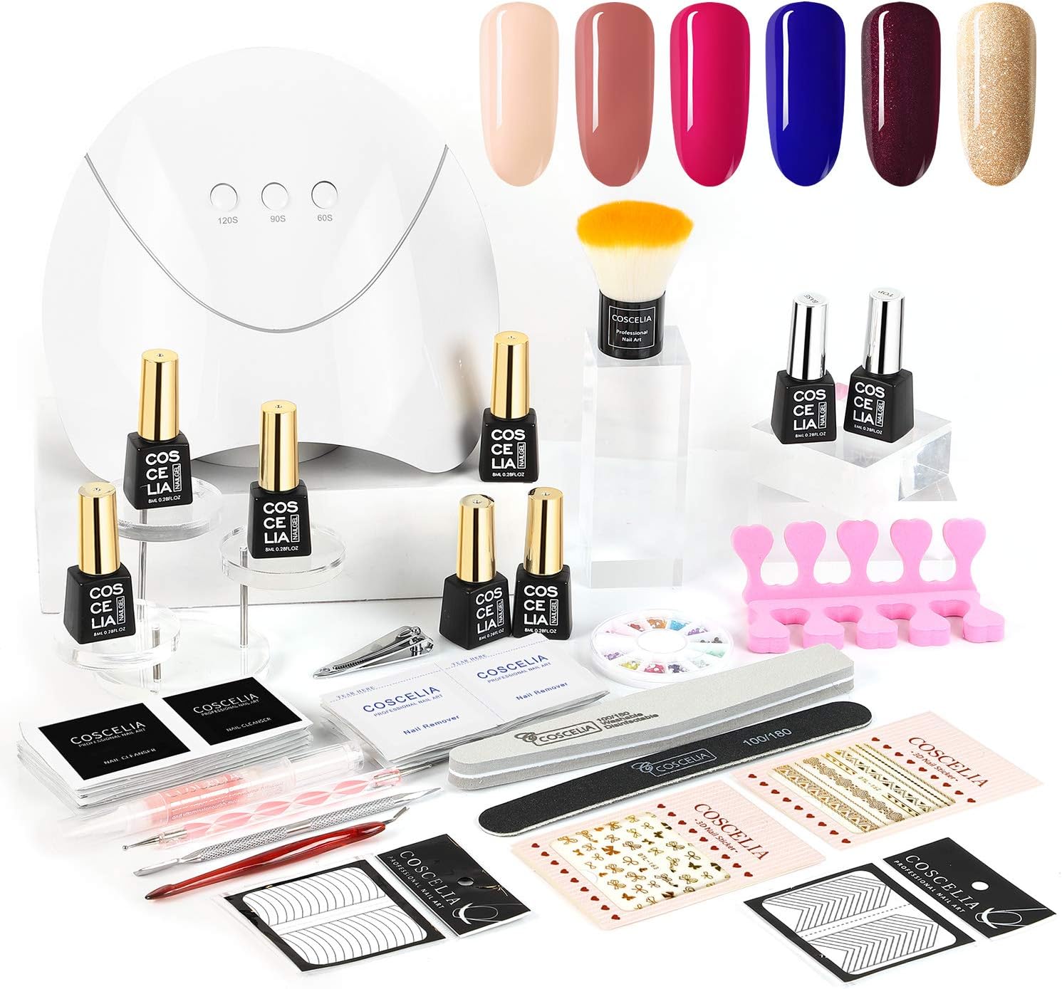 Amazon ジェルネイル6色セット セルフネイルジェル ジェルカラー ジェルネイル 専用36ｗライト付き マニキュアセット 初心者用 操作簡単 長持ち 自宅ネイル Fhaishen ネイルアートキット 通販