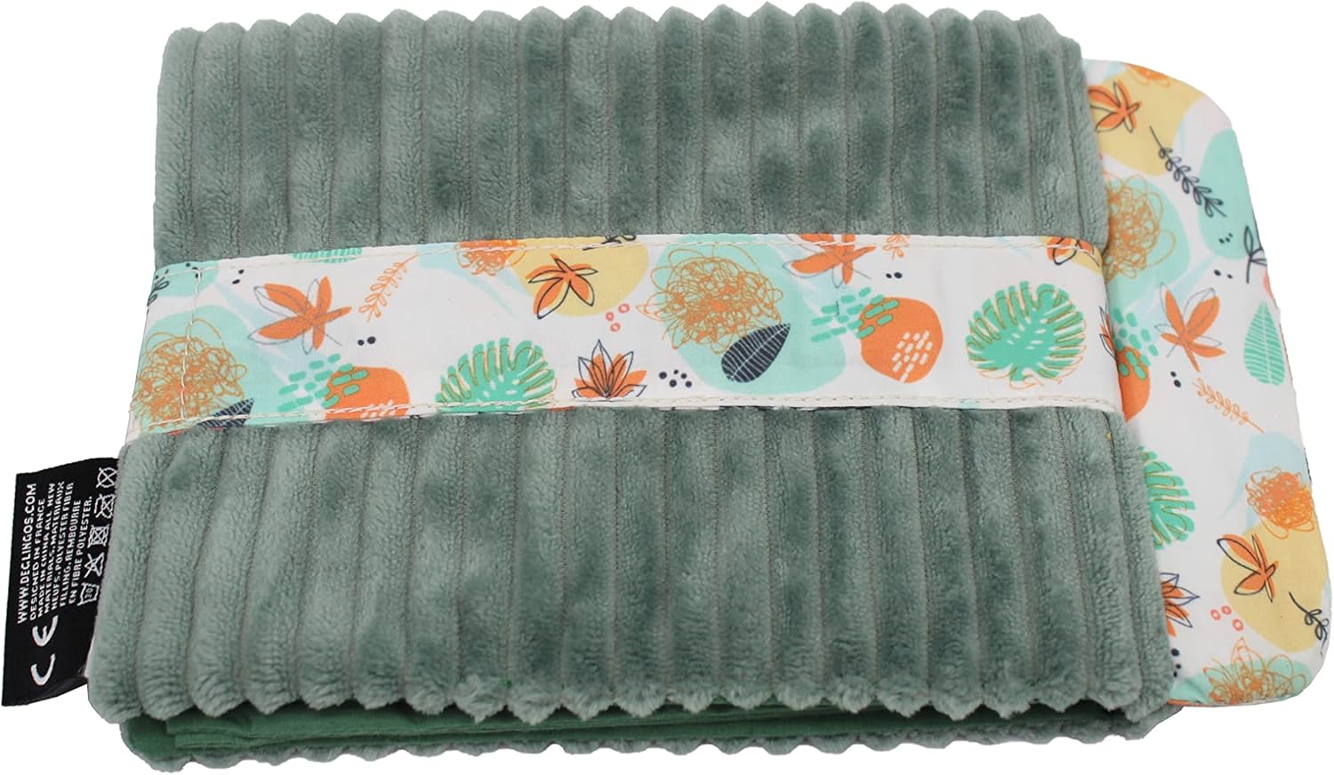Les Déglingos Chillos Le Fauleux 31833 Photo Album with 10 Pockets Recycled Polyester Filling 20 cm Length 23 cm Width 2 cm Height 2 cm Green