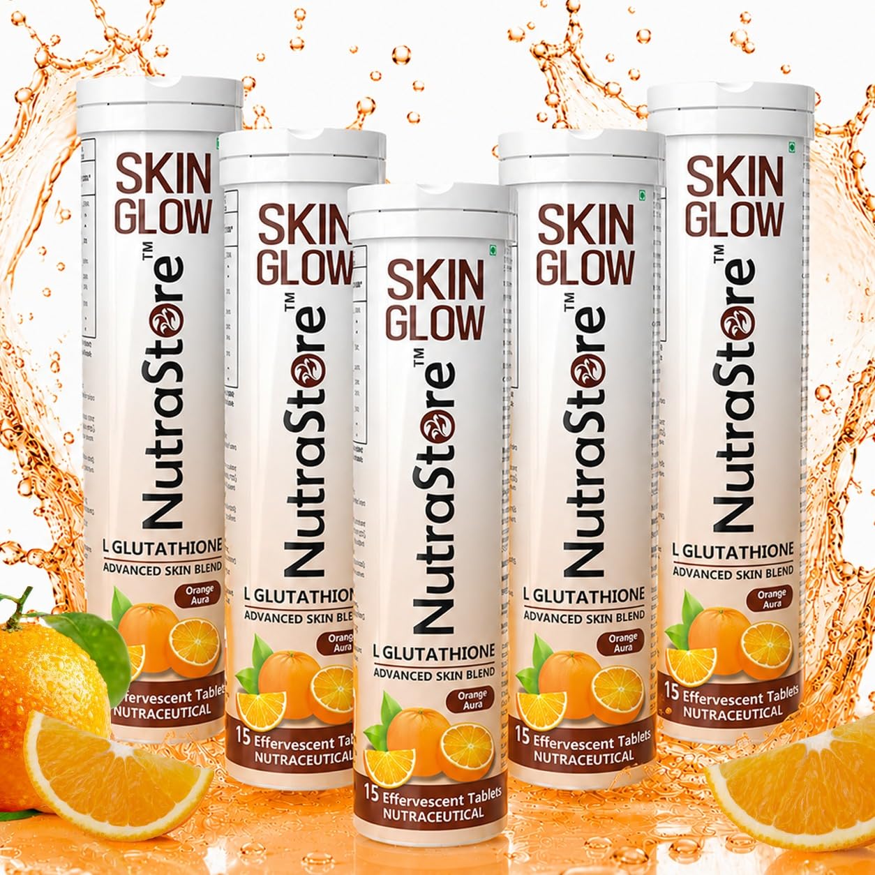 NutraStore Skin Glow | L Glutathione Effervescent Tablets | With Vitamin C, Hyaluronic Acid, Biotin, Astaxanthin & Zinc | Advanced Antioxidant Skin Blend | Strawberry Radiance Flavor | 15 Tablets — Amazon image 13