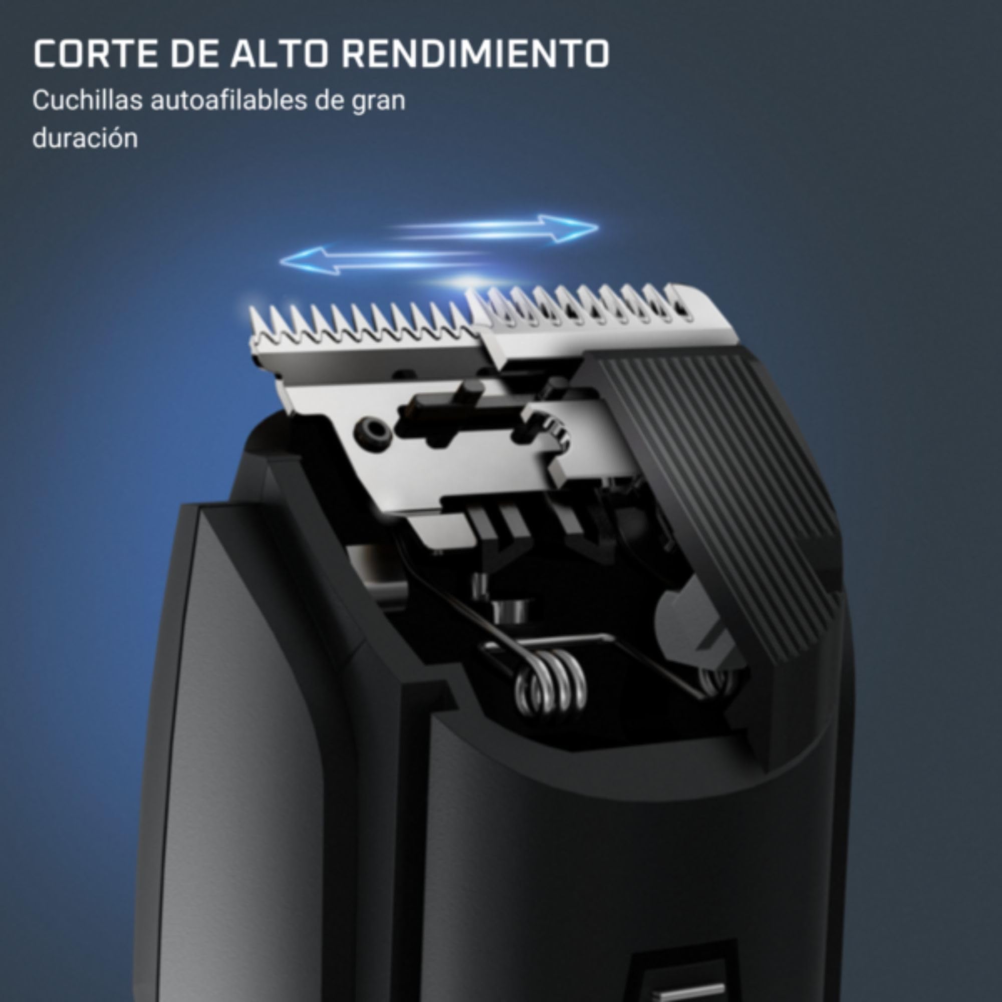 Rowenta Stylis 2 TN2801 - Cortapelos para hombre con cuchillas de acero Inoxidable con 90 minutos de autonomía, 11 longitudes de corte, fácil sistema de limpieza y sistema de bloqueo