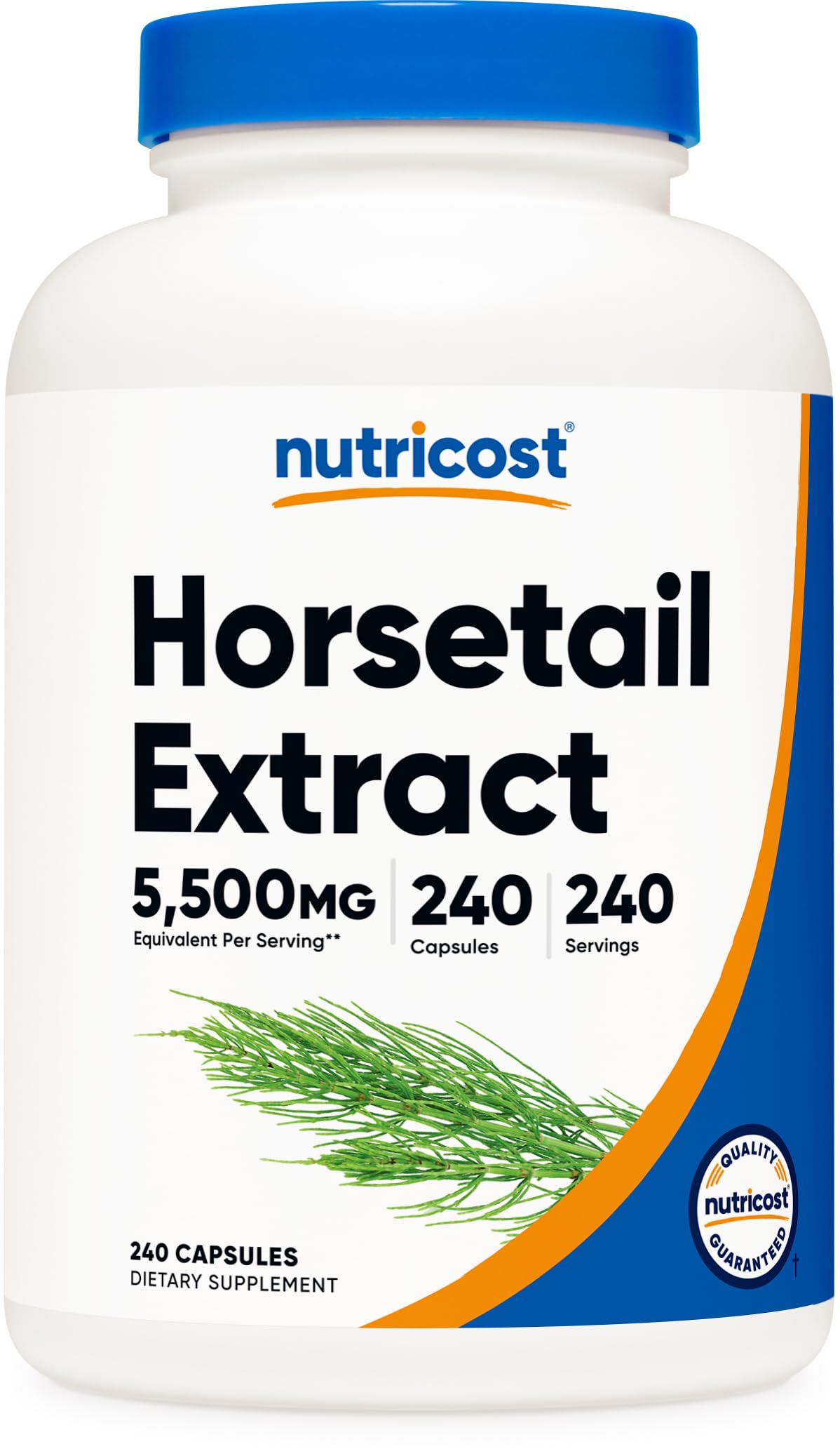 Nutricost Horsetail Extract Capsules (5,500 MG Equivalent Per Serving, 240 Servings) - Non GMO, Vegan