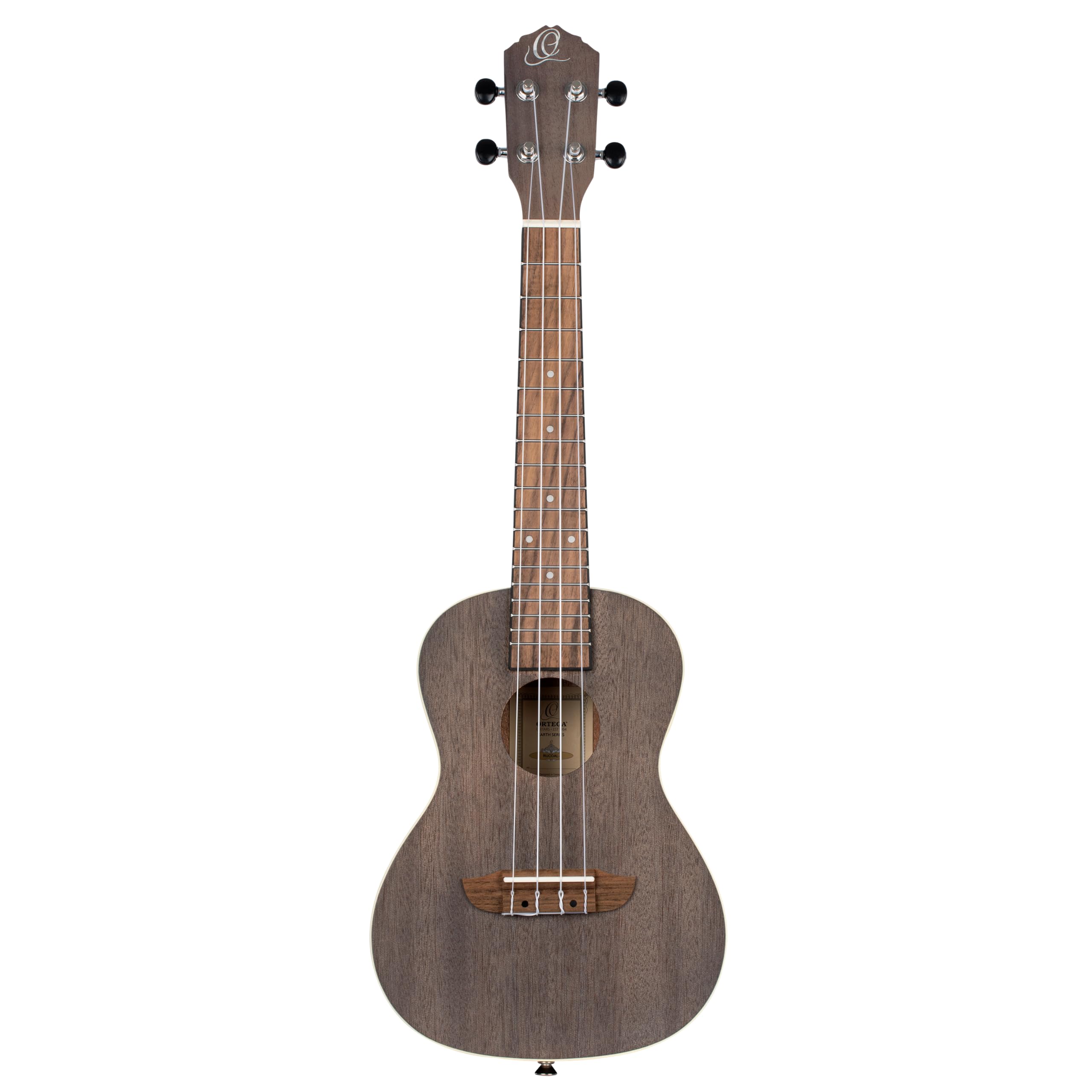 Ortega Guitars Ukulele Concerto Mancino – Acustico – Earth Series – Okoume, Black (RUCOAL-L)