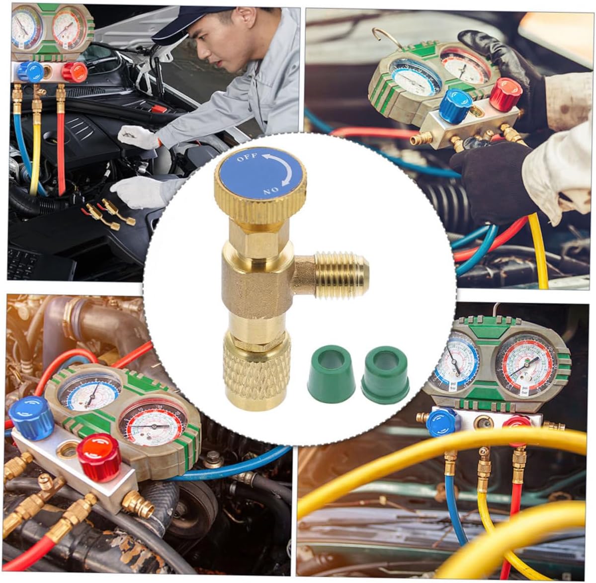 Alipis 2pcs Flow Control Valve Copper Safety Valve Safety Valve Valve