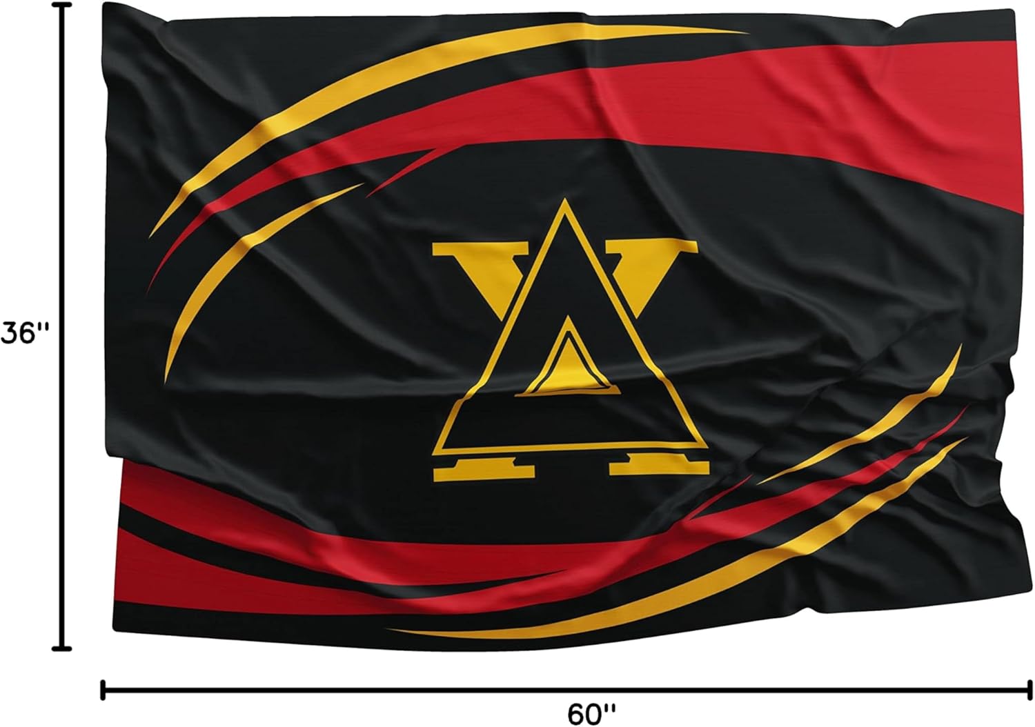 Delta Chi Licensed Flag 3x5 Feet for Home, Business, Basement, Garage. Durable 100% Polyester, Metal Grommets for Hanging, Printed on Demand (Delta Chi # 4)