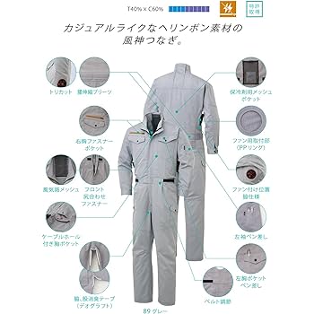 サンエス 空調服　空調風神服　ツナギのみ　3Lサイズ KU92046-3_1946x.jpg?v=1669346428