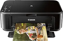 Canon Impressora a jato de tinta colorida sem fio Pixma MG3620 com impressão para celular e tablet, preta
