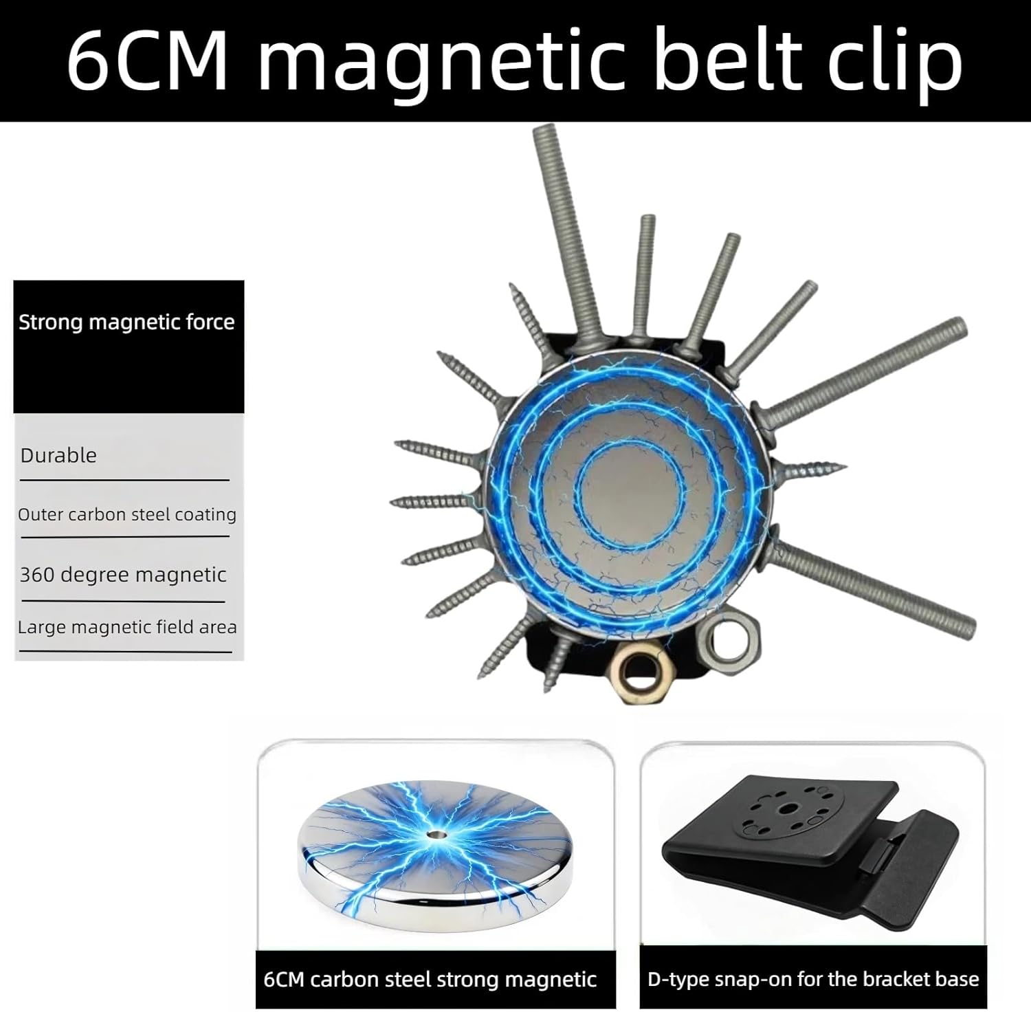 Magnetic Tool Holder,Large Size Designed for Holding Hardware Tools Such as Hammers,Sockets,Pliers,Screw Drivers, Wrench,or Any Magnetic Tools