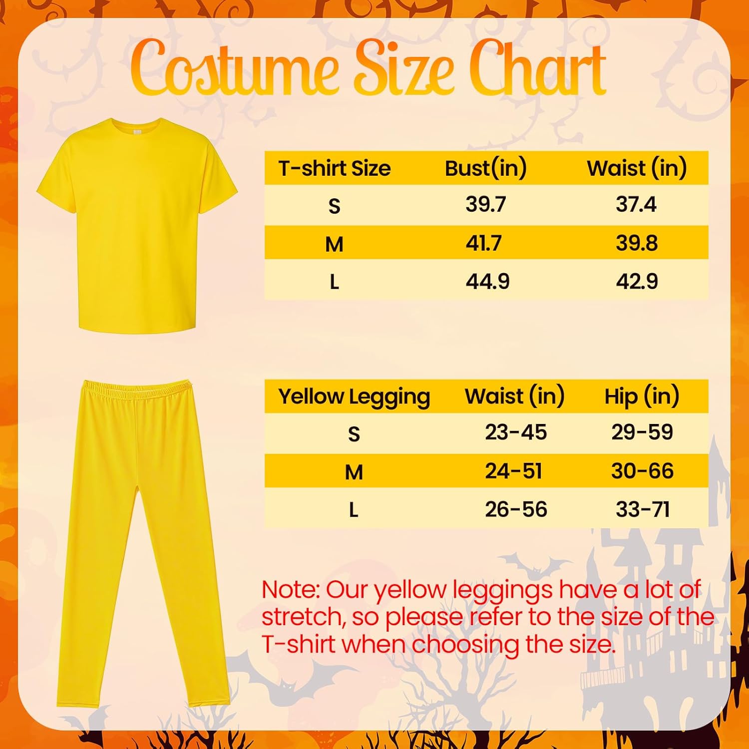 6 Pcs Halloween Costume Accessories for Adult Women Yellow Beanie Goggles Suspenders Tutu Cosplay Party Set - Image 3