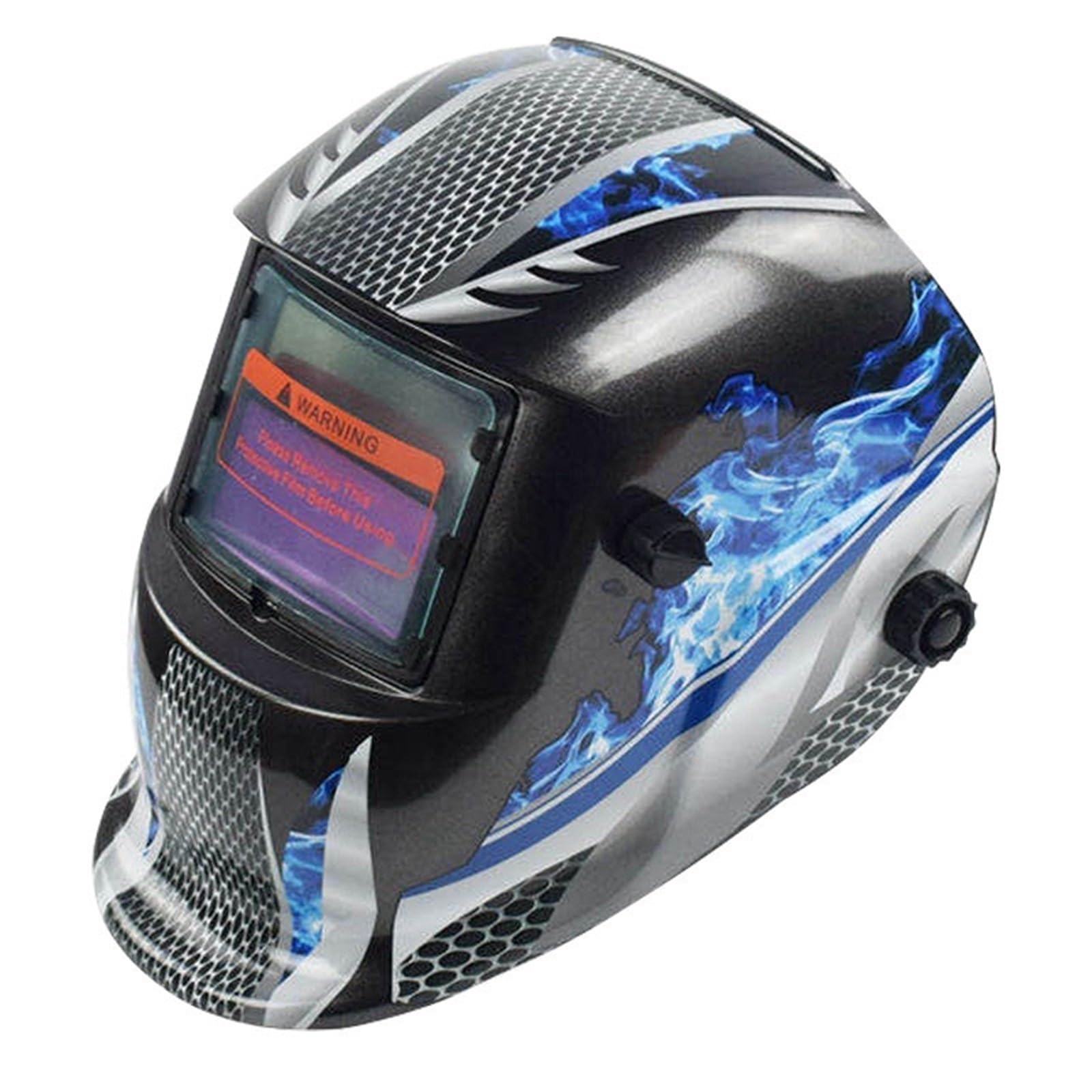 Masque Soudure Automatique,Casque Soudure Casque de soudage Solaire à Changement lumière Automatique, Casque, Casquette, Masque Protection(Blue)
