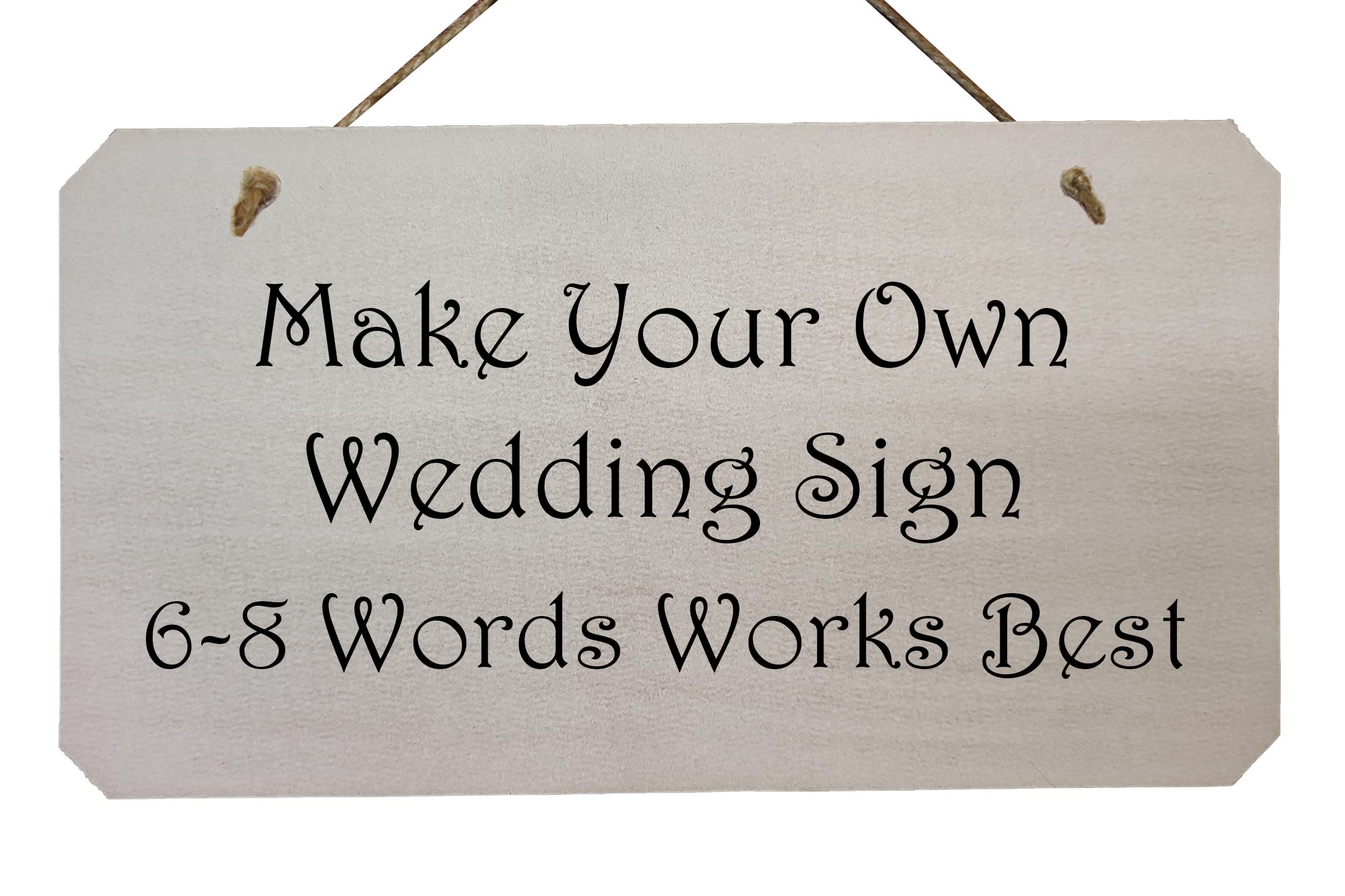 Make your own Wedding Sign - Wooden wedding sign for pageboys or flower girls