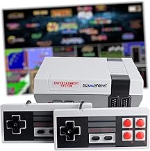 GAMENEXT Retro Game Console, AV Classic Mini Video Game Consoles Built-in with 620 Games Dual Players Mode Console with 2 ...