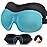 AMAZKER Sleep Mask for Side Sleeper 2 Pack, 3D Contoured Cup Sleeping Mask & Blindfold, Concave Molded Night Sleep Mask, Block Out Light, Soft Comfort Eye Shade Cover for Travel Yoga Nap