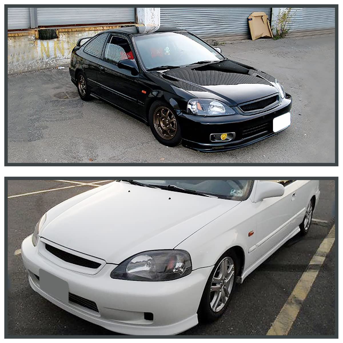 Amazon | SPEC-D TUNING ブラックヘッドライト 1999-2000 ホンダ