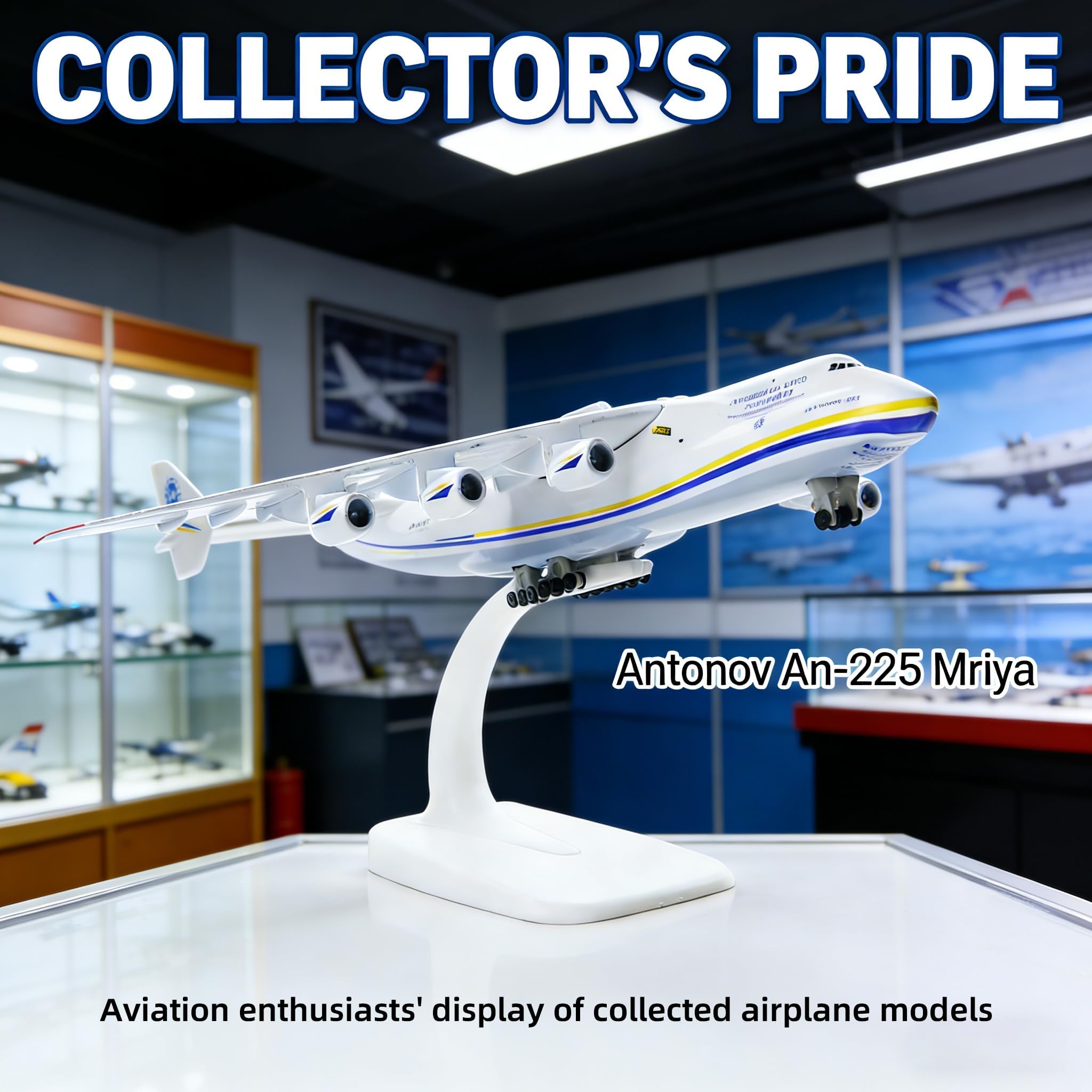 Amazon.co.jp: QIYUMOKE アントノフ225 模型飛行機 1/400 ダイカスト製