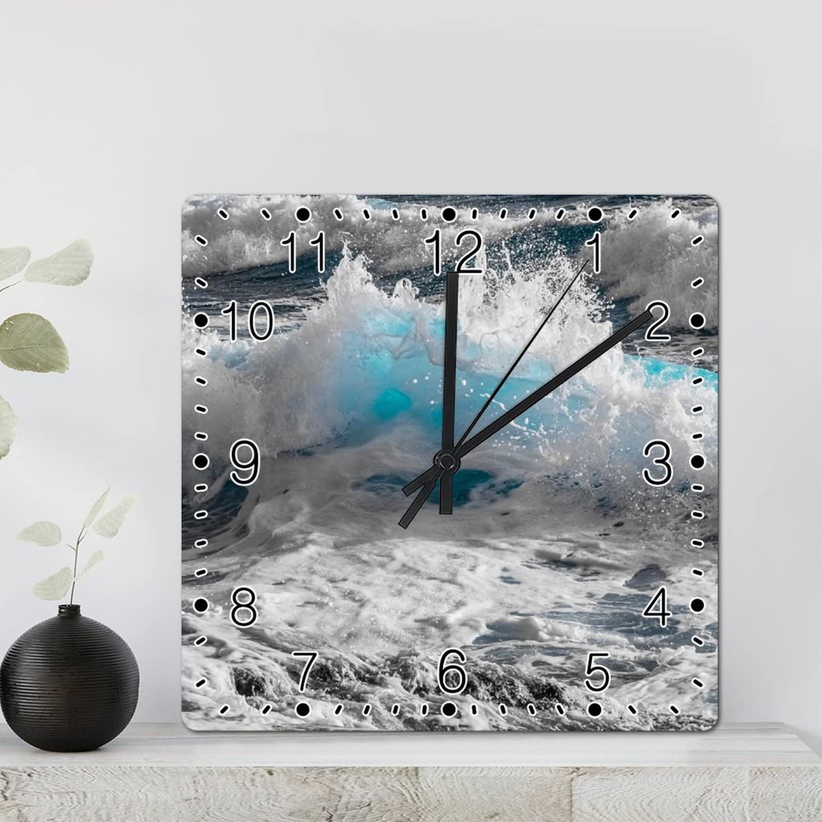 Horloge murale sans tic-tac silencieuse à mécanisme à quartz précis