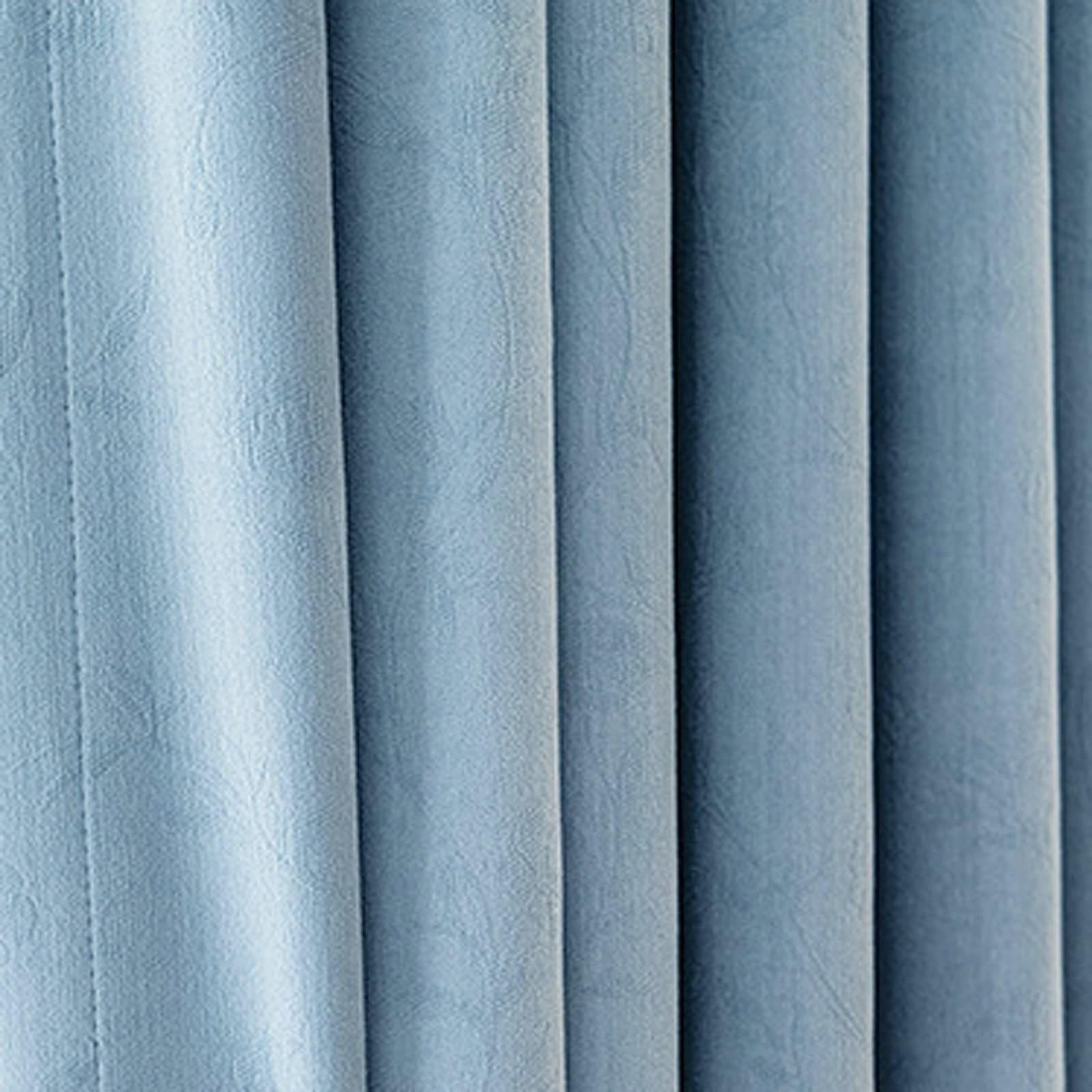 Rideaux occultants anti-lumière bleus 102x160cm pour chambre de fille