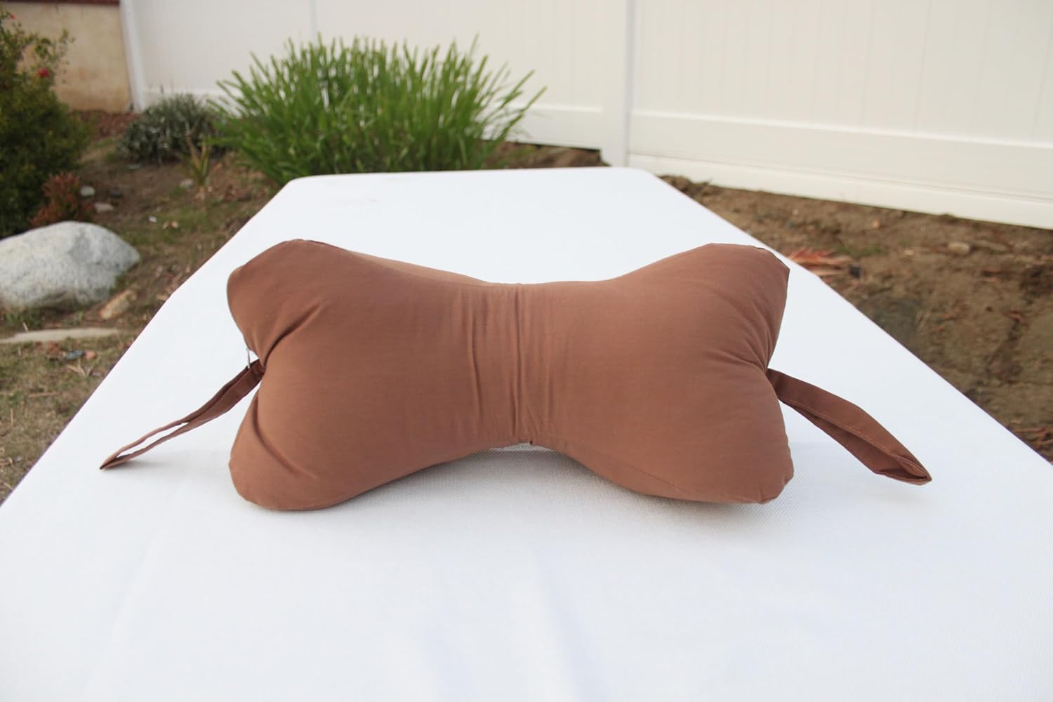 Pillows| Brown, Woven Poly Cotton Fabric| Zipper Access for Comfort Adjustment