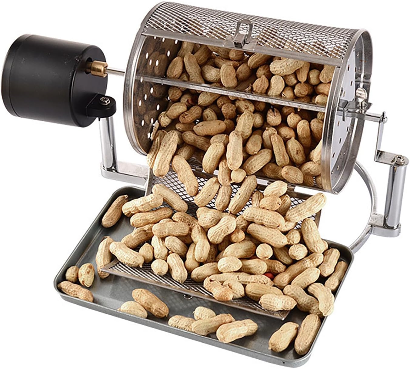 Peanut Bean Roasting Machine for Home,Coffee Roaster Machine Household Electric Coffee Bean Roaster with 1~33 RPM Speed Adjustable,600g