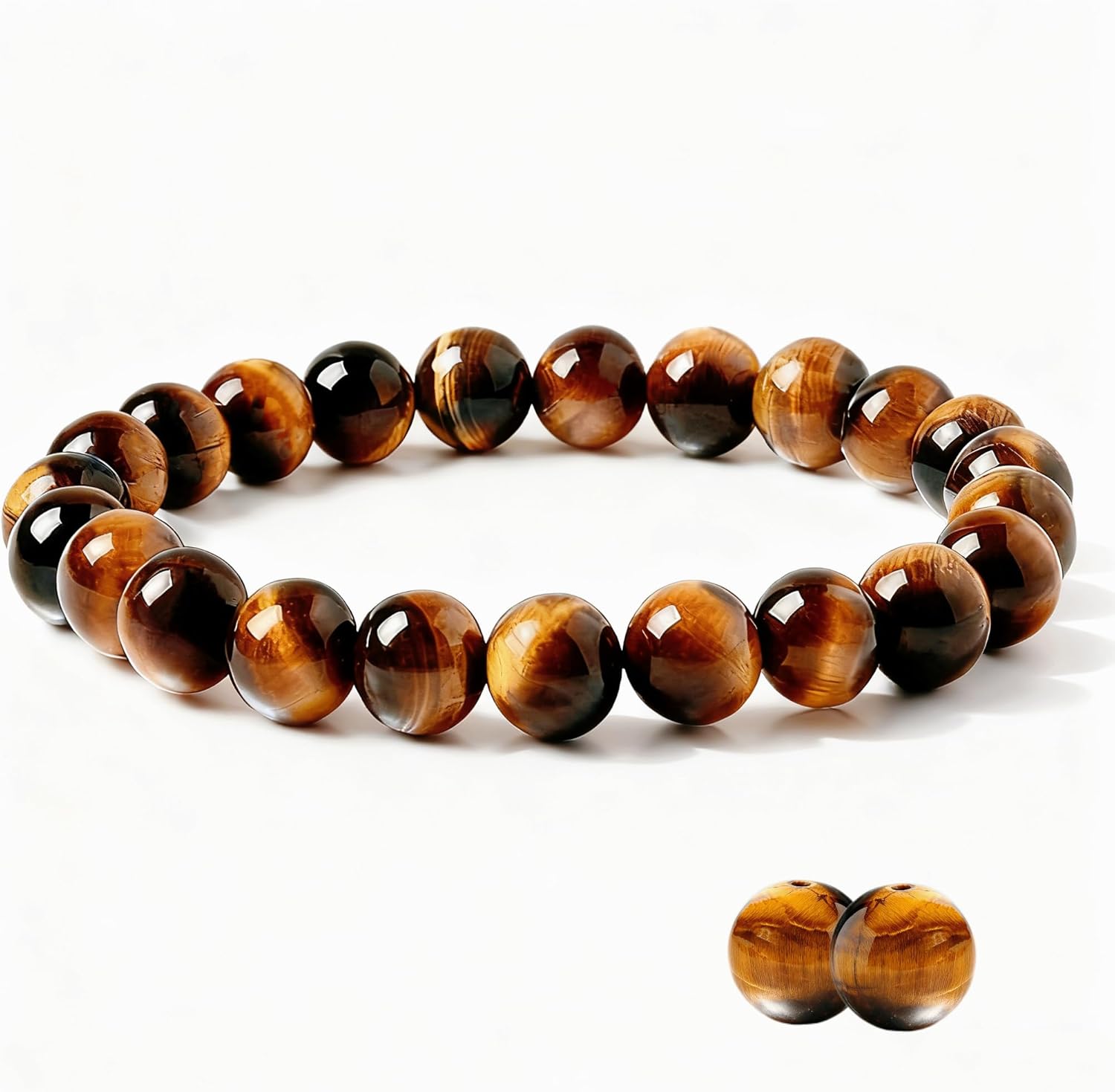 Bracelets for Women,Stretch Unisex Crystal Bead Bracelet -Chakra Healing Stone Luck Energy Bracelet, Ideal Graduation Birthday Gift - Image 7